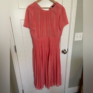 J Crew Chiffon Midi Dress